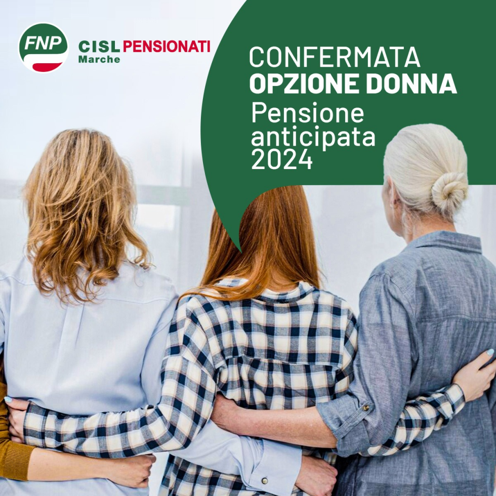Opzione donna. Pensione anticipata