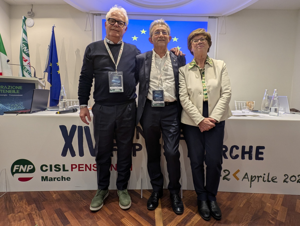 Silvano Giangiacomi è riconfemato Segretario generale dei Pensionati Cisl Marche 
