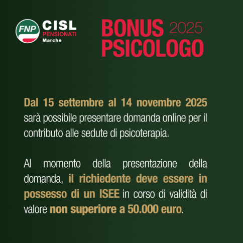 Bonus Psicologo 2025: cos'è, a chi spetta e come chiederlo