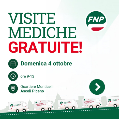 La Carovana della Salute arriva ad Ascoli Piceno: prevenzione e visite gratuite domenica 4 ottobre